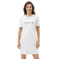 require('love') Organic cotton t-shirt dress
